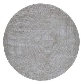 Pyöreä Lior Harmaa Wilton-matto