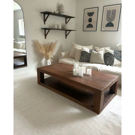 Kvadrat matta Lunda Offwhite