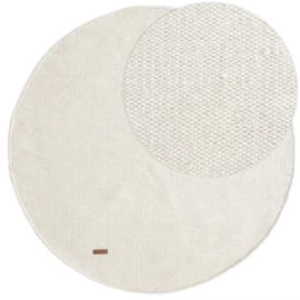 Pyöreä Lunda Offwhite