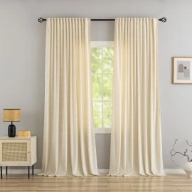 Samettiverho 2-pack Mathilde Beige