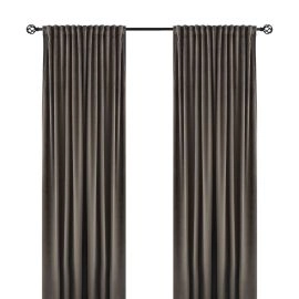 Samettiverho 2-pack Mathilde Taupe