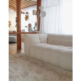 Neliö Rabbit Eco Vaalean Beige Turkismatto