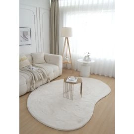 Pestävä Turkismatto – Orgaaninen Muoto Rabbit Shape Vaalean Beige