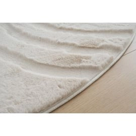 Pyöreä Rabbit Zen Vaalean Beige Turkismatto