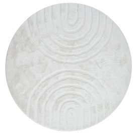 Pyöreä Rabbit Zen Offwhite Turkismatto