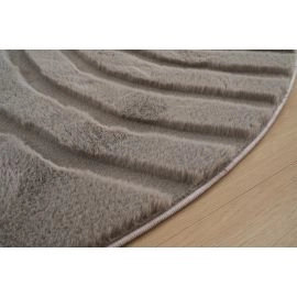 Pyöreä Rabbit Zen Taupe Turkismatto