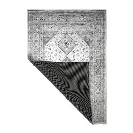LyHiekara Harmaa Chenille-matto