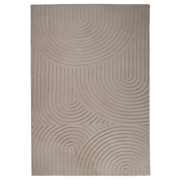 Tvättbar Pälsmatta Rabbit Bene Taupe